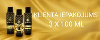 Klienta iepakojums 3 x 100 ml
