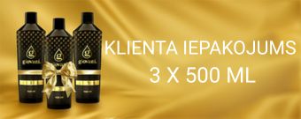 Klienta iepakojums 3 x 500 ml